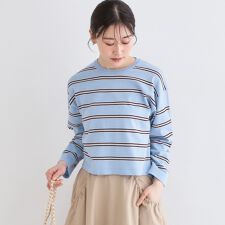 マルチボーダーニット【洗濯機OK】