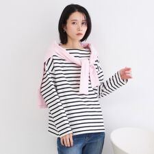 ボーダートップス【洗濯機OK】