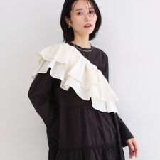 ラッフルフリルケープ【洗濯機OK】