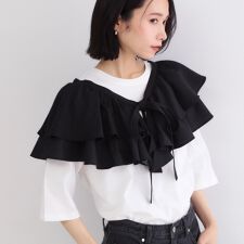 ラッフルフリルケープ【洗濯機OK】