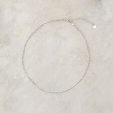 細チェーン2連ネックレス