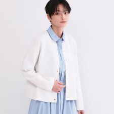スナップボタンニットカーディガン【洗濯機OK抗ピル】