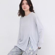 シアースリットカットソー【洗濯機OK】