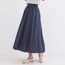 シアーヴィンテージイージーフレアスカート【洗濯機OK】