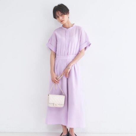 purple ワンピース