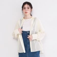 シアーローンシャツ【洗濯機OK】