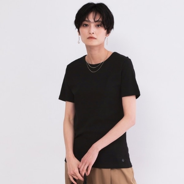 PETIT BATEAU／プチバトー】クルーネック半袖Tシャツ | オペークドット