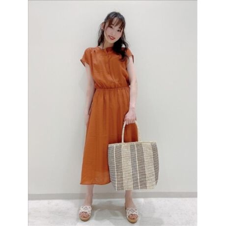 バンドカラーフレアーワンピース シューラルー Shoolarue ファッション通販 マルイウェブチャネル