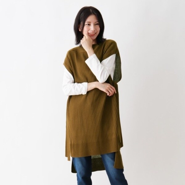 ◇【2点セット】ロングベスト＋Ｔシャツ | シューラルー(SHOOLARUE 