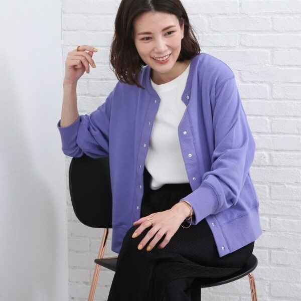 カーディガン、トップス、パープル系 の通販 | ファッション通販 ...