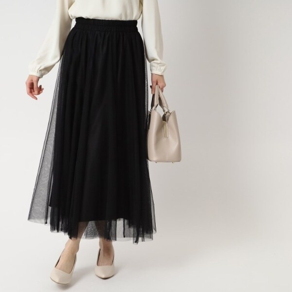 ソフトチュールボリュームロングスカート チュール ボリューム ロングスカート | シューラルー(SHOOLARUE