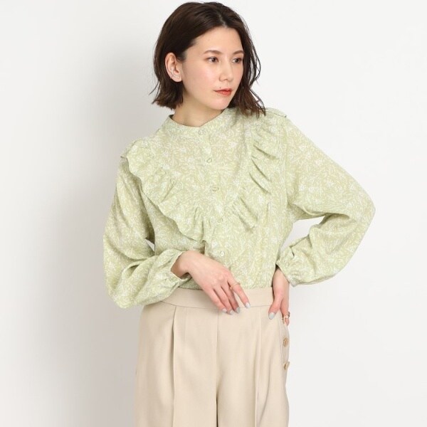 Lounie ボタニカルプリントプリーツブラウス Lounie ボタニカルプリントプリーツブラウスの通販 by Caroline