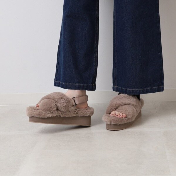 フェイクファースリッパサンダル | シューラルー(SHOOLARUE) | マルイ