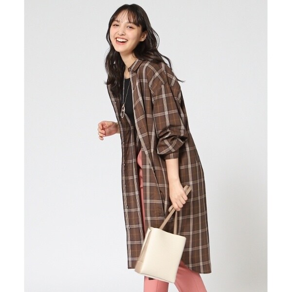シーズンムードを高める 大人のためのチェックワンピース
