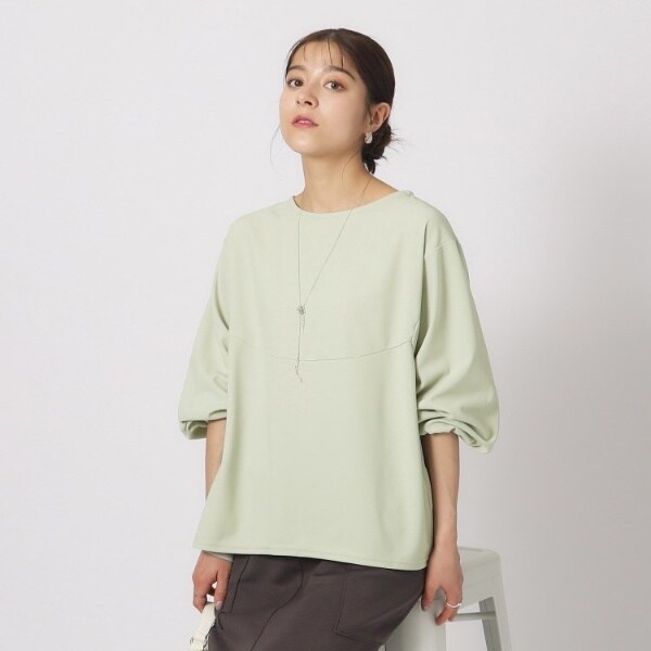 【美品】soutiencollar マドリガル　パフスリーブカットソー　7部袖 パフスリーブ 7分袖 パフスリーブカットソー 7分袖 puff-T