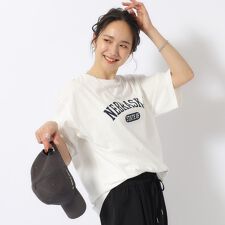 【洗えるプチプラ綿100％】グラフィック半袖ゆるTシャツ