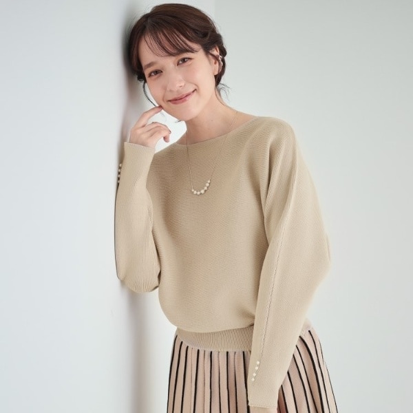 IENA - 【新品】イエナ コットンストレッチリブ ドルマン ニット 新品】イエナ コットンストレッチリブ ドルマン ニット