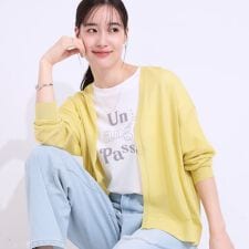 【洗えるS-LL】ナチュラル感が上品 サッと羽織れるカーディガン