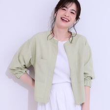 ひんやり麻調ZIPブルゾン | シューラルー