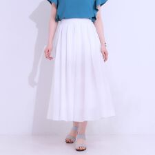 【セットアップ可S-LL】タックフレアスカート