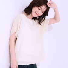 【S-LL2点セット】涼やかに楽に決まる タンクトップ＋編み柄ニット
