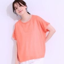 【S-LL2点セット】涼やかに楽に決まる タンクトップ＋編み柄ニット