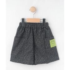 【100-150cm撥水】サイドポケット総柄ハーフパンツ
