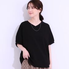 【洗える前後2WAY】涼しく軽やかな アソートドルマンブラウス