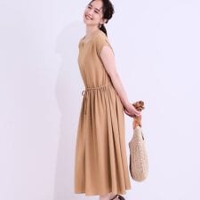 【S-LL】さらりと1枚で決まる ジャカードワンピース