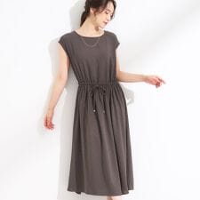 【S-LL】さらりと1枚で決まる ジャカードワンピース