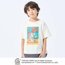 【TOM and JERRY】 ひんやり裾レイヤードTシャツ