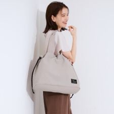 【撥水】ビッグ巾着トートバッグ