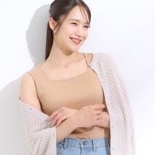 シューラルー(SHOOLARUE)の【S-LL】デコルテラインをきれいに魅せる ラメテレコタンクトップ