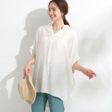 【ひんやり洗えるS-LL】すっきりきれいに体型カバー コクーンシルエットワンピース