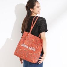 【A4サイズ】幸運を呼び寄せてくれそうな ラタプリント トートバッグ