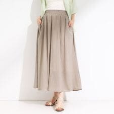 【S-LL裏地ひんやり】エアリーで涼やか 大人のシアースカーチョ