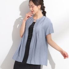 【S-LLひんやり】インせず決まる タックプリーツシャツ