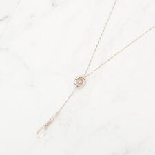 【2WAY】リング＆クリアドロップネックレス