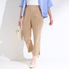 【S-LLひんやり】きれいめにもカジュアルにも サブリナパンツ