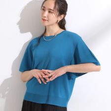 シューラルー(SHOOLARUE)の【ひんやりS-LL】女性らしさ溢れる フレアスリーブニット