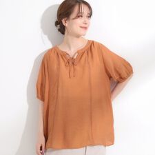 【S-LL2点セット】リボン使いがアクセント はしごレースブラウス＋タンクトップ