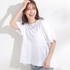 ペプラムブラウス