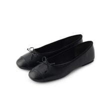 リボンスクエア バレエシューズ