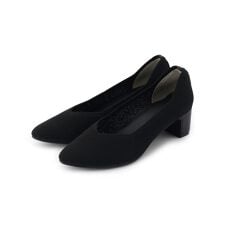 ニットヒールパンプス