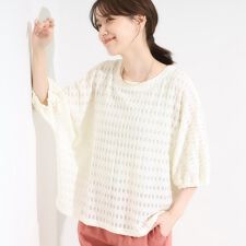 シューラルー(SHOOLARUE)の【S-LL】涼やかで好印象 シアードルマントップス