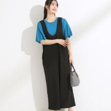 【前後2WAY洗える】さらっと着られるサロペット