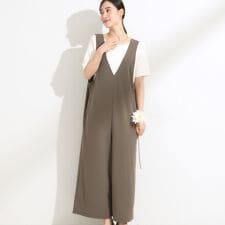 【前後2WAY洗える】さらっと着られるサロペット