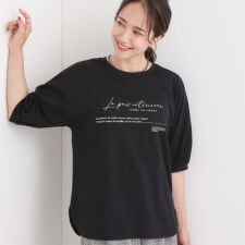 【S-LLひんやり】大人の5分袖 プリントTシャツ