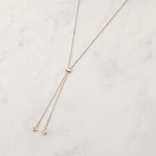 シューラルー(SHOOLARUE)のダイヤレーンネックレス