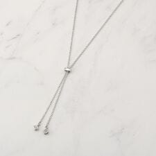 シューラルー(SHOOLARUE)のダイヤレーンネックレス